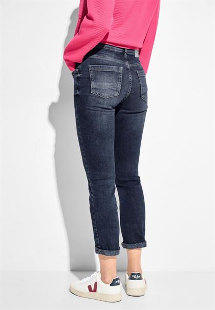 High Waist Jeans mid blue used wash