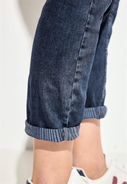 High Waist Jeans mid blue used wash
