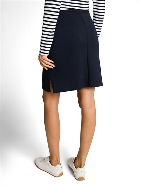 High Waist Scuba Rock mit Gummibund sky captain blue