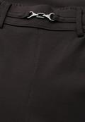 High Waist Straight Leg Hose im Casual Fit black coffee