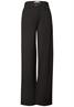 High Waist Straight Leg Hose im Casual Fit black coffee