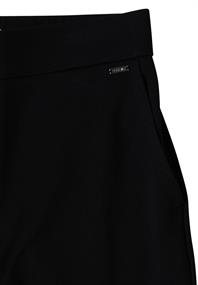 High Waist Straight Leg Hose im Loose Fit black