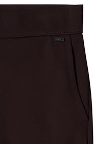 High Waist Straight Leg Hose im Loose Fit truffle brown