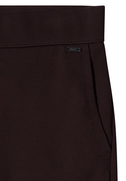 High Waist Straight Leg Hose im Loose Fit truffle brown