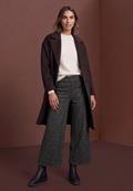 High Waist Wide Leg Hose im Casual Fit black