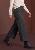 High Waist Wide Leg Hose im Casual Fit black