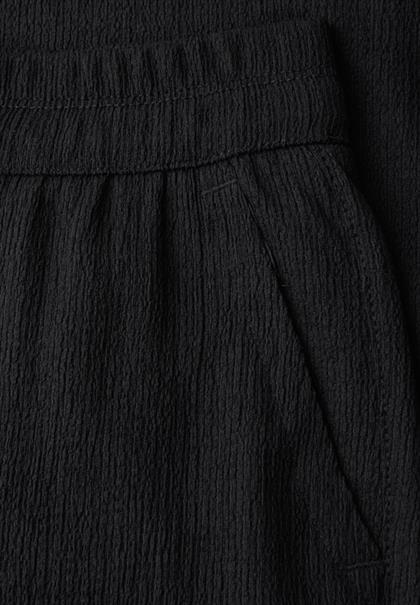 High Waist Wide Leg Hose im Casual Fit black