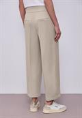 High Waist Wide Leg Hose im Casual Fit cobble stone