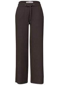 High Waist Wide Leg Hose im Casual Fit deep earth