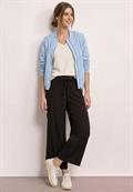 High Waist Wide Leg Hose im Loose Fit black
