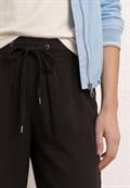 High Waist Wide Leg Hose im Loose Fit black