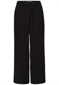 High Waist Wide Leg Hose im Loose Fit black