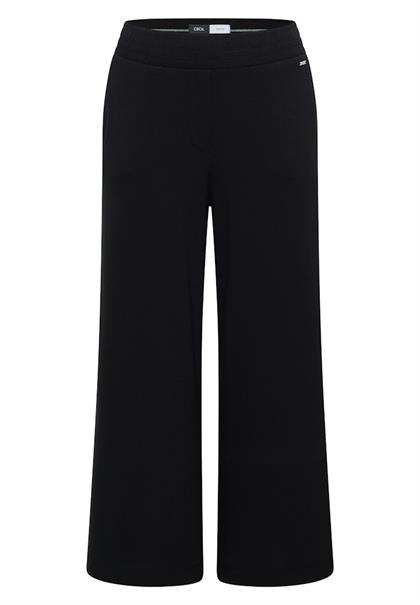 High Waist Wide Leg Hose im Loose Fit black