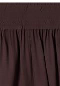 High Waist Wide Leg Hose im Loose Fit brown cacao