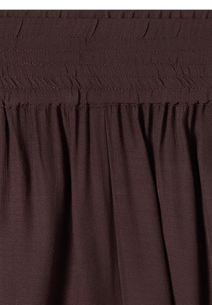High Waist Wide Leg Hose im Loose Fit brown cacao