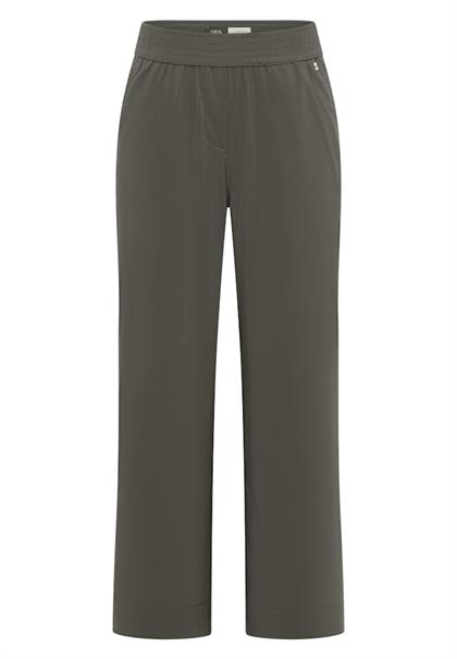 High Waist Wide Leg Hose im Loose Fit clear khaki