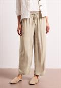 High Waist Wide Leg Hose im Loose Fit cobble stone