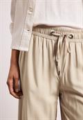High Waist Wide Leg Hose im Loose Fit cobble stone