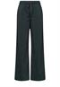 High Waist Wide Leg Hose im Loose Fit deep bound green