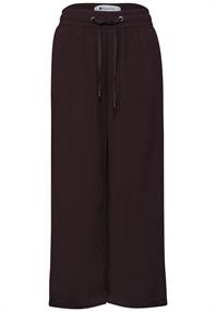 High Waist Wide Leg Hose im Loose Fit deep earth