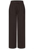 High Waist Wide Leg Hose im Loose Fit espresso brown