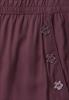 High Waist Wide Leg Hose im Loose Fit rustic rouge
