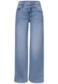 High Waist Wide Leg Jeans im Loose Fit light blue wash