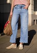 High Waist Wide Leg Jeans im Loose Fit light blue wash