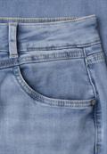 High Waist Wide Leg Jeans im Loose Fit light blue wash