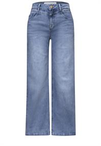 High Waist Wide Leg Jeans im Loose Fit light blue wash