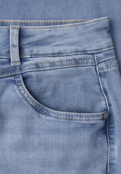 High Waist Wide Leg Jeans im Loose Fit light blue wash