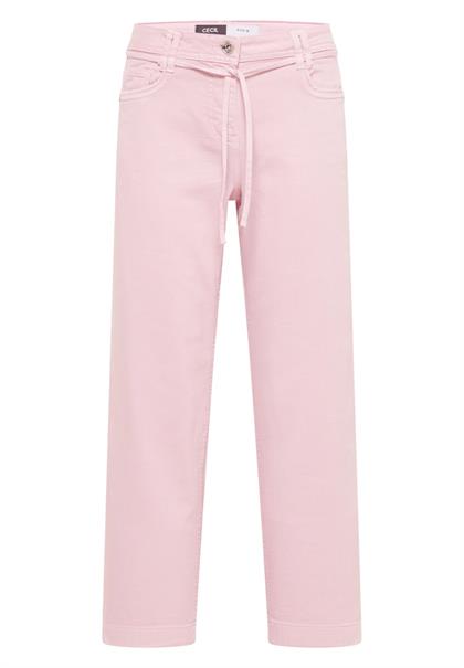 High Waist Wide Leg Jeans im Loose Fit light blush rose