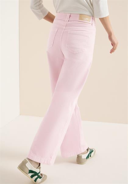 High Waist Wide Leg Jeans im Loose Fit light blush rose