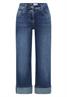 High Waist Wide Leg Jeans im Slim Fit mid blue wash