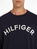 HILFIGER ARCHED CREWNECK desert sky