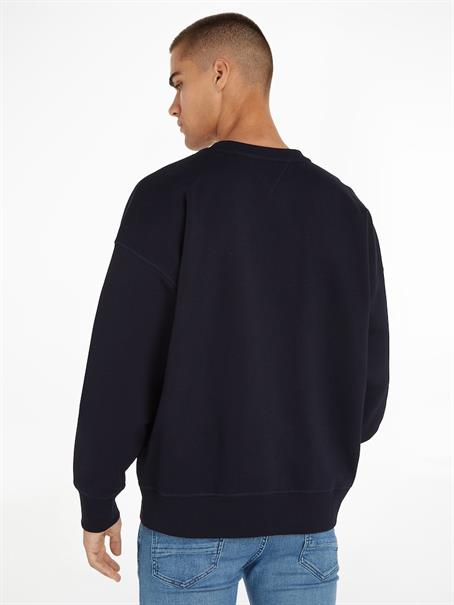 HILFIGER ARCHED CREWNECK desert sky