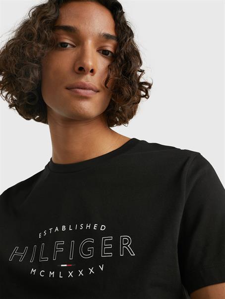 Hilfiger Logo T-Shirt black