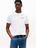 HILFIGER STACK TEE white