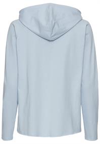 Hoodie aus reiner Baumwolle french blue