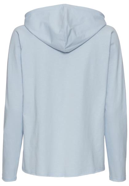 Hoodie aus reiner Baumwolle french blue