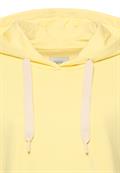 Hoodie aus reiner Baumwolle lemon