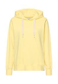 Hoodie aus reiner Baumwolle lemon