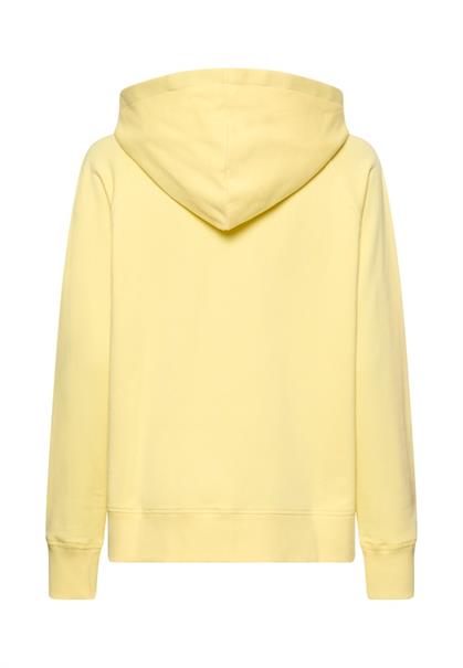 Hoodie aus reiner Baumwolle lemon
