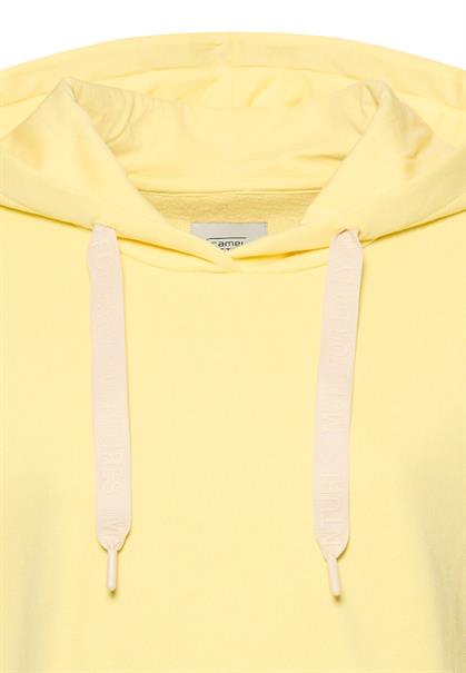 Hoodie aus reiner Baumwolle lemon