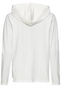Hoodie aus reiner Baumwolle milk white