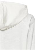 Hoodie aus reiner Baumwolle milk white