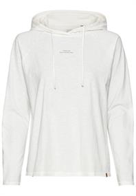 Hoodie aus reiner Baumwolle milk white