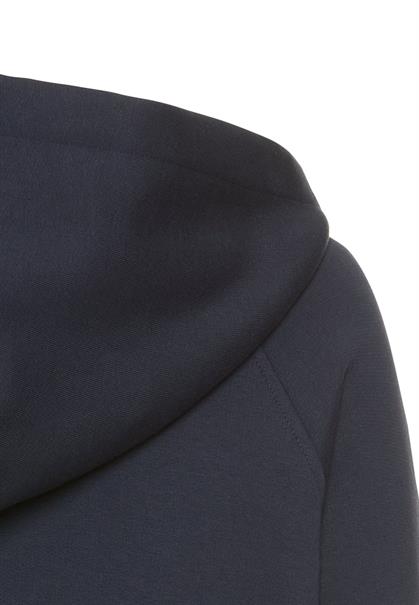 Hoodie aus reiner Baumwolle night blue