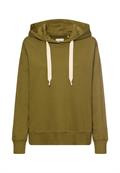 Hoodie aus reiner Baumwolle olive