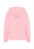 Hoodie aus reiner Baumwolle pink